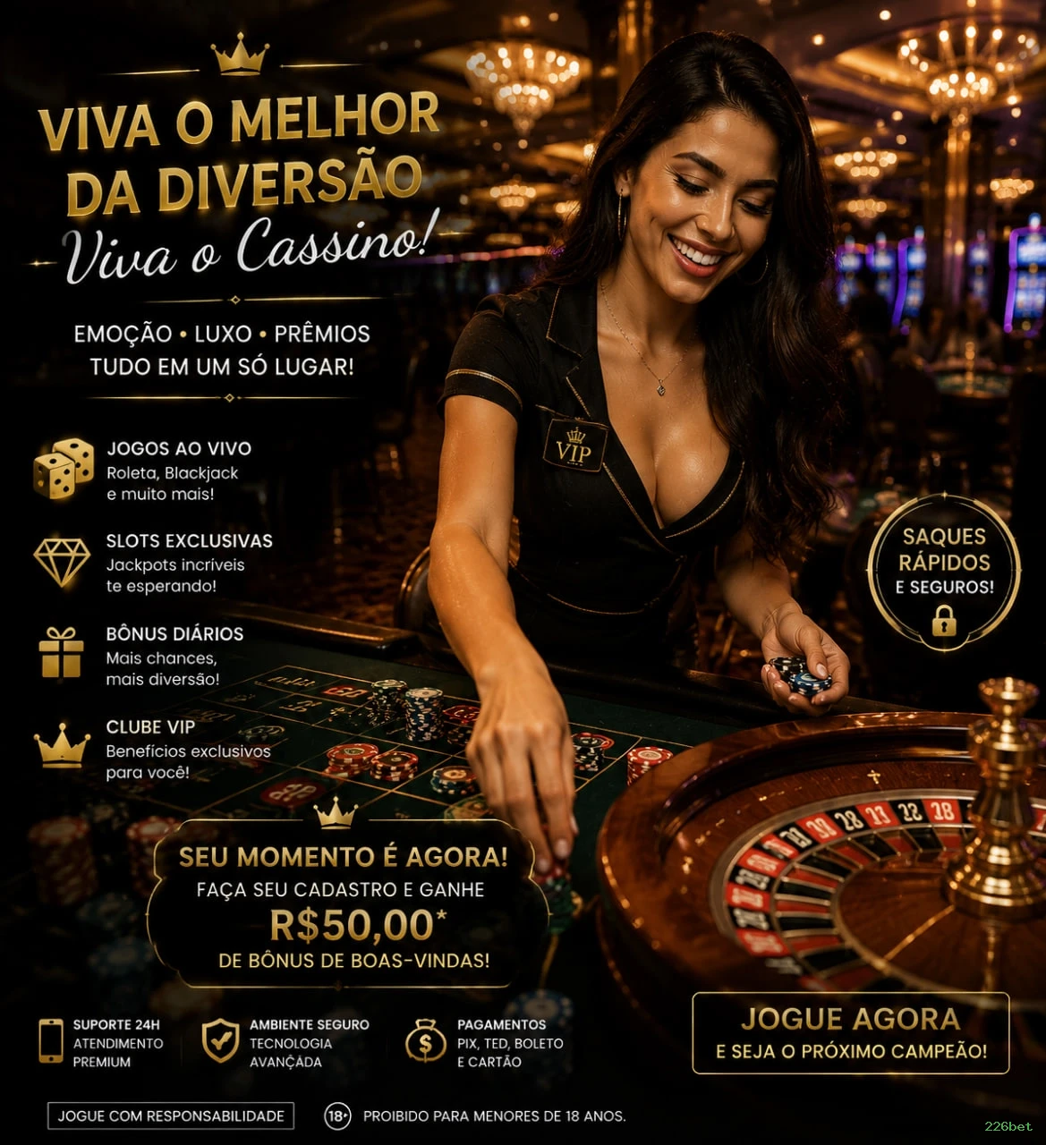 Página oficial da 226bet no Facebook